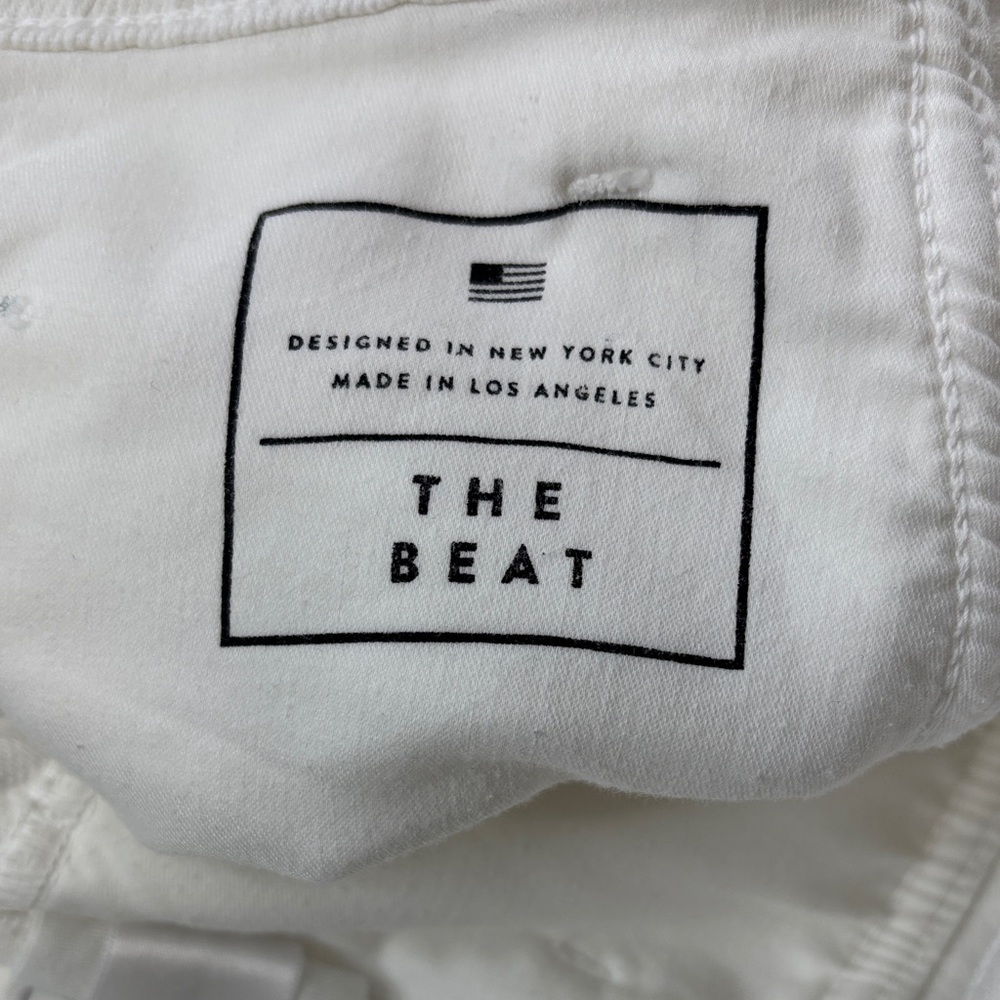 🤍 AYR The Beat High Waist Straight Jeans Women 32 White Denim 🤍 - Picture 14 of 16